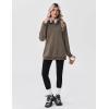 imageZeagoo Womens Fleece Hoodies Soft Midweight Casual Hooded Sweatshirts Y2K Fall Winter Pullover Tops Kangaroo PocketGrey