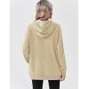 imageZeagoo Womens Fleece Hoodies Soft Midweight Casual Hooded Sweatshirts Y2K Fall Winter Pullover Tops Kangaroo PocketLight Brown