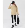 imageZeagoo Womens Fleece Hoodies Soft Midweight Casual Hooded Sweatshirts Y2K Fall Winter Pullover Tops Kangaroo PocketLight Brown