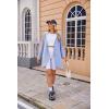 imageZeagoo Womens Zip Up Hoodies Oversized Fleece Long Sleeve Tunic Sweatshirts Casual 2025 Fall Jacket Coat with Pocket Light Grey