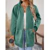 imageZeagoo Zip Up Hoodies For Women Long Sleeve Oversized Sweatshirts Casual Lightweight Fleece Jackets With PocketsGreenhot