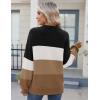 imageZeagoo Womens 2025 Fall Chunky Knit Sweater Oversized Crewneck Long Sleeve Winter Cotton Pullover Sweaters Jumper TopsTw638