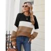 imageZeagoo Womens 2025 Fall Chunky Knit Sweater Oversized Crewneck Long Sleeve Winter Cotton Pullover Sweaters Jumper TopsTw638