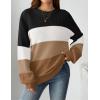 imageZeagoo Womens 2025 Fall Chunky Knit Sweater Oversized Crewneck Long Sleeve Winter Cotton Pullover Sweaters Jumper TopsTw638