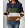 imageZeagoo Womens 2025 Fall Chunky Knit Sweater Oversized Crewneck Long Sleeve Winter Cotton Pullover Sweaters Jumper TopsTz250