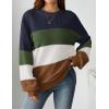 imageZeagoo Womens 2025 Fall Chunky Knit Sweater Oversized Crewneck Long Sleeve Winter Cotton Pullover Sweaters Jumper TopsTz250