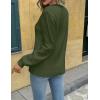 imageZeagoo Womens Fall Tops 2025 Fashion V Neck Long Sleeve Pullover Sweater SXXLDark Green