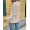 imageZeagoo Womens Fall Tops 2025 Fashion V Neck Long Sleeve Pullover Sweater SXXLGray