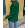 imageZeagoo Womens Fall Tops 2025 Fashion V Neck Long Sleeve Pullover Sweater SXXLLake Green