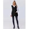 imageZeagoo Womens Sweater Vest 2025 Oversized Sleeveless V Neck Pullovers with Pocket Knitted Fall OutfitsBlack