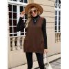 imageZeagoo Womens Sweater Vest 2025 Oversized Sleeveless V Neck Pullovers with Pocket Knitted Fall OutfitsBrown