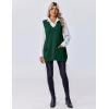 imageZeagoo Womens Sweater Vest 2025 Oversized Sleeveless V Neck Pullovers with Pocket Knitted Fall OutfitsGreen
