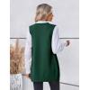 imageZeagoo Womens Sweater Vest 2025 Oversized Sleeveless V Neck Pullovers with Pocket Knitted Fall OutfitsGreen