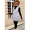 imageZeagoo Womens Sweater Vest 2025 Oversized Sleeveless V Neck Pullovers with Pocket Knitted Fall OutfitsGrey
