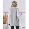 imageZeagoo Womens Sweater Vest 2025 Oversized Sleeveless V Neck Pullovers with Pocket Knitted Fall OutfitsGrey