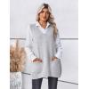 imageZeagoo Womens Sweater Vest 2025 Oversized Sleeveless V Neck Pullovers with Pocket Knitted Fall OutfitsGrey