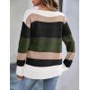 imageZeagoo Womens Sweaters Cute Long Sleeve Off The Shoulder Pullover Tops Hollow Out Crochet Dressy Casual OutfitsMultigreen