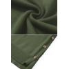 imageZeagoo Womens Sweaters Loose Knit Side Button 2025 Fall Fashion Trendy Casual Pullover Tops ClothesArmy Green
