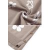 imageZeagoo Womens Sweaters Loose Knit Side Button 2025 Fall Fashion Trendy Casual Pullover Tops ClothesKhaki Flower