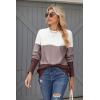 imageZeagoo Womens Sweaters Loose Knit Side Button 2025 Fall Fashion Trendy Casual Pullover Tops ClothesMulticolored
