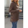 imageZeagoo Womens Sweaters Loose Knit Side Button 2025 Fall Fashion Trendy Casual Pullover Tops ClothesNutmeg