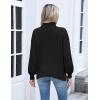 imageZeagoo Womens Turtleneck Sweater 2025 Fall Winter Chunky Knit Sweaters Casual Side Slit Pullover Jumper TopBlack