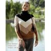 imageZeagoo Womens Turtleneck Sweater Fall Winter 2025 Long Sleeve Chunky Knitted Trendy Pullover TopsVbrown