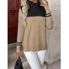 imageZeagoo Womens Turtleneck Sweater Long Sleeve Spilt Hem Casual Knit Pullover Chunky Fall Winter Jumper Top 2025Jh487