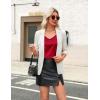 imageZeagoo Silk Camisole Tops for Women 2025 V Neck Satin Tank Top Spaghetti Strap Cross Back Sleeveless Summer Blouses2 Pack Blackred