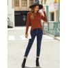 imageZeagoo Fall Tops for Women Long Sleeve Shirts Casual Cotton Blouses 2025 Dressy Pleated TunicsCaramel
