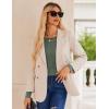 imageZeagoo Fall Tops for Women Long Sleeve Shirts Casual Cotton Blouses 2025 Dressy Pleated TunicsGreen