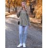 imageZeagoo Long Sleeve Plaid Shirt for Women Button Down Shirts Buffalo Shackets Business Casual BlousesBlack