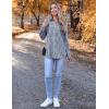 imageZeagoo Long Sleeve Plaid Shirt for Women Button Down Shirts Buffalo Shackets Business Casual BlousesBlue