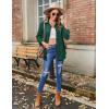 imageZeagoo Long Sleeve Plaid Shirt for Women Button Down Shirts Buffalo Shackets Business Casual BlousesGreen