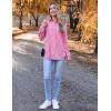 imageZeagoo Long Sleeve Plaid Shirt for Women Button Down Shirts Buffalo Shackets Business Casual BlousesPink