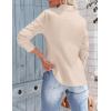 imageZeagoo Womens Button Down Shirts Long Sleeve V Neck Tops Wrinkle Free Collared Work Office Solid Blouses Corset TopsBeige