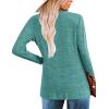imageZeagoo Womens Casual Tunic Tops Long Sleeve Shirts for Leggings V Neck Button Fall Pullover Blouse Loose SweatshirtsBg