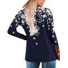 imageZeagoo Womens Casual Tunic Tops Long Sleeve Shirts for Leggings V Neck Button Fall Pullover Blouse Loose SweatshirtsSf103