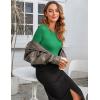 imageZeagoo Womens Ribbed Fitted Crop Tops Long Sleeve T Shirts Basic Scoop Neck Casual Slim Fitted Y2k Clothes 202501 Green