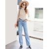 imageZeagoo Womens Turtleneck Long Sleeve Shirts Soft Thermal Underwear Fall Fashion 2024 Tight Basic Layer TopsApricot