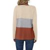 imageZeagoo Womens Waffle Shirts V Neck Long Sleeve Tops Color Block TShirts Casual Pullover Tunics 2025 Fashion Basic TeesBeigeGrayTerracotta