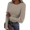 White Brown Stripe