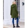 imageZeagoo Womens Fall Jacket 2025 Zip Up Hoodies Long Sleeve Long Tunic Sweatshirts Oversized Fleece Casual Coat with PocketAfleece Fabricarmy Green