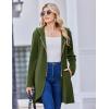 imageZeagoo Womens Fall Jacket 2025 Zip Up Hoodies Long Sleeve Long Tunic Sweatshirts Oversized Fleece Casual Coat with PocketAfleece Fabricarmy Green