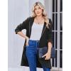 imageZeagoo Womens Fall Jacket 2025 Zip Up Hoodies Long Sleeve Long Tunic Sweatshirts Oversized Fleece Casual Coat with PocketAfleece Fabricblack