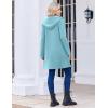 imageZeagoo Womens Fall Jacket 2025 Zip Up Hoodies Long Sleeve Long Tunic Sweatshirts Oversized Fleece Casual Coat with PocketAfleece Fabriclight Blue