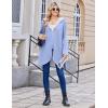 imageZeagoo Womens Fall Jacket 2025 Zip Up Hoodies Long Sleeve Long Tunic Sweatshirts Oversized Fleece Casual Coat with PocketAfleece Fabriclight Gray