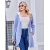 imageZeagoo Womens Fall Jacket 2025 Zip Up Hoodies Long Sleeve Long Tunic Sweatshirts Oversized Fleece Casual Coat with PocketAfleece Fabriclight Gray