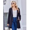 imageZeagoo Womens Fall Jacket 2025 Zip Up Hoodies Long Sleeve Long Tunic Sweatshirts Oversized Fleece Casual Coat with PocketAfleece Fabricnavy Blue