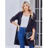 imageZeagoo Womens Fall Jacket 2025 Zip Up Hoodies Long Sleeve Long Tunic Sweatshirts Oversized Fleece Casual Coat with PocketAfleece Fabricnavy Blue